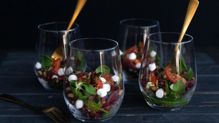 carpaccio in een glaasje