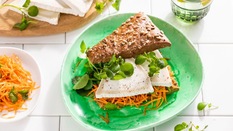 Triangelbroodje wortel gember No3